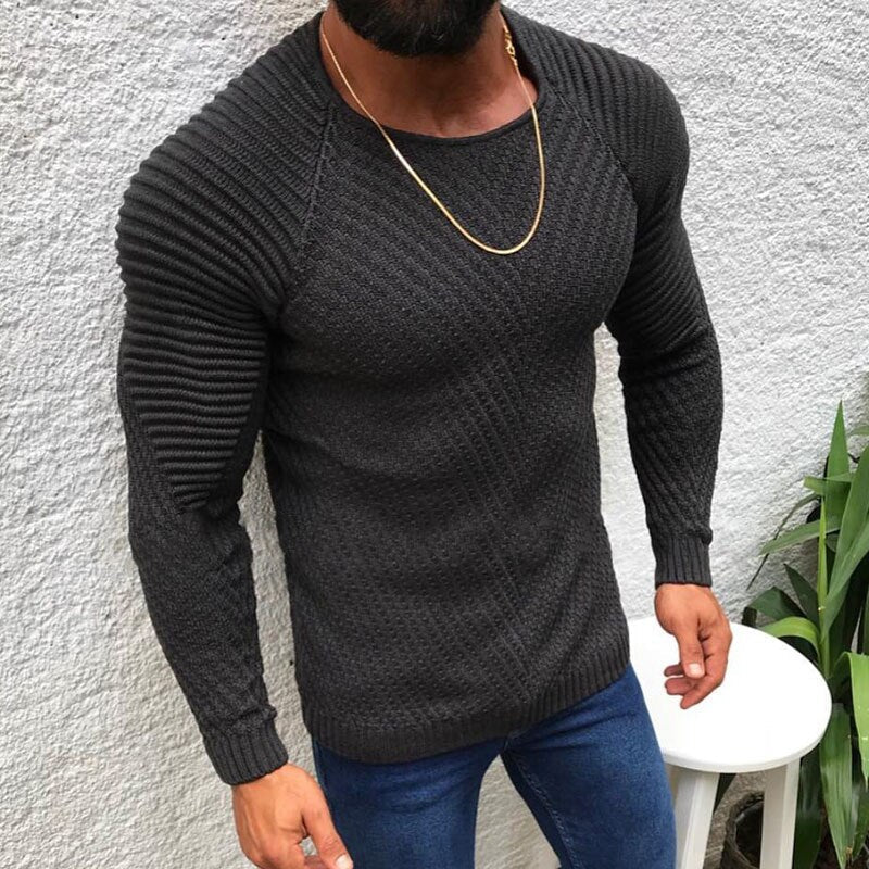 "Jack" Lässiger Strickpullover