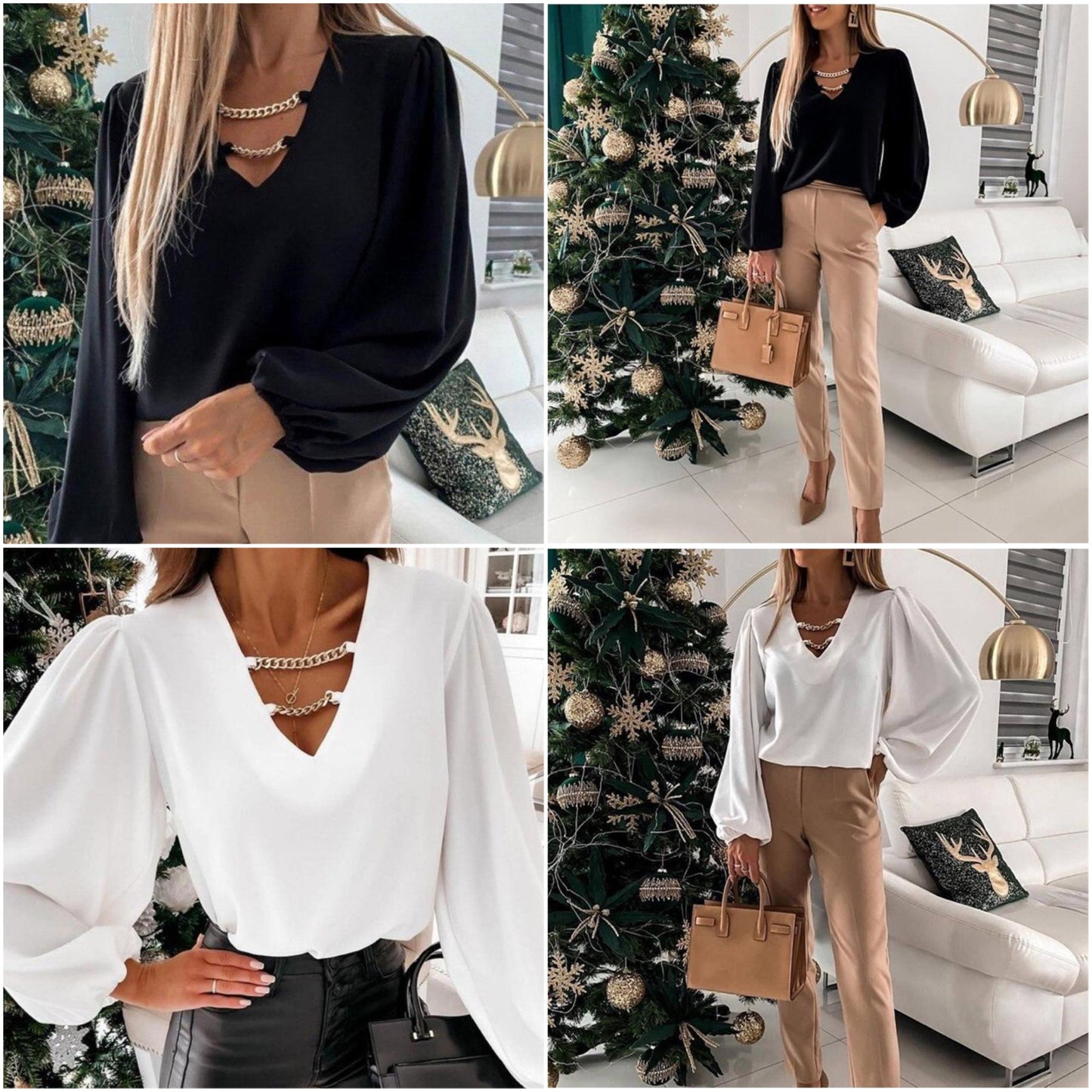 "Valentina" Elegant Blouse