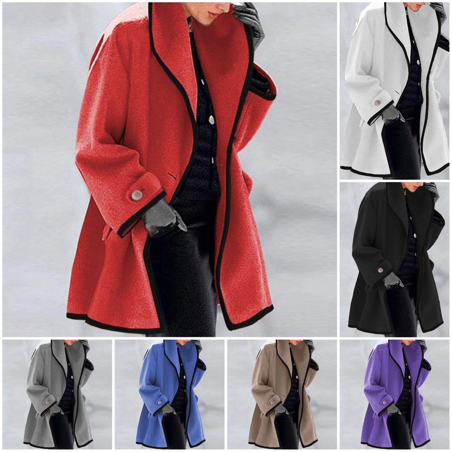 "Fernanda" Designer Trench Winter Coat