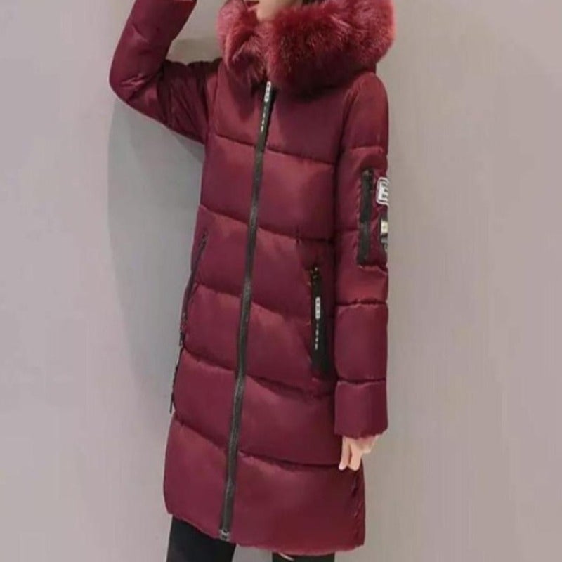 "Michaela" Casual Long Quilted Jacket