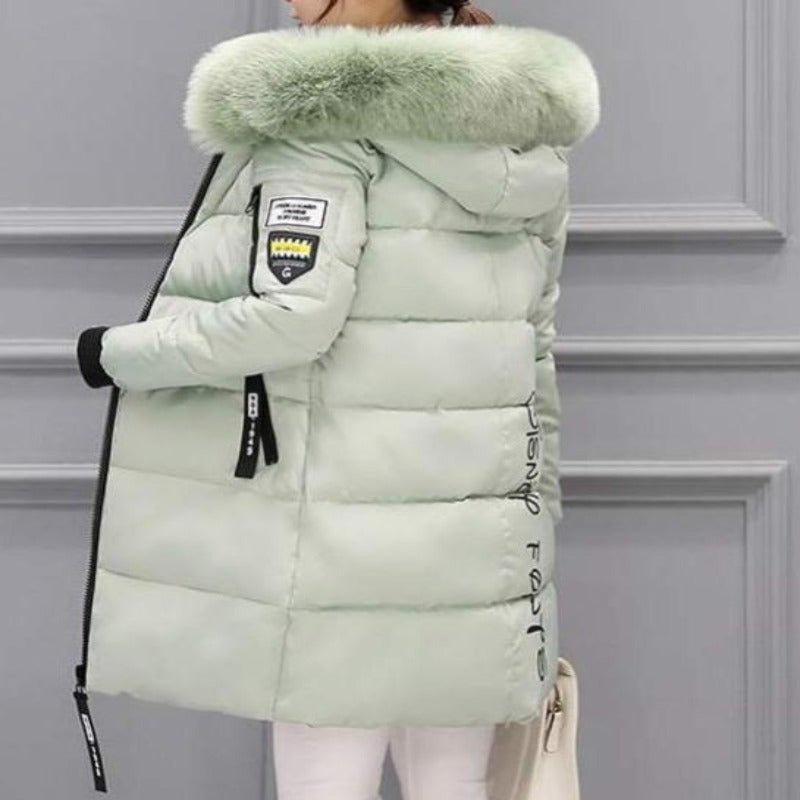"Michaela" Casual Long Quilted Jacket