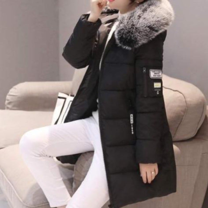 "Michaela" Casual Long Quilted Jacket