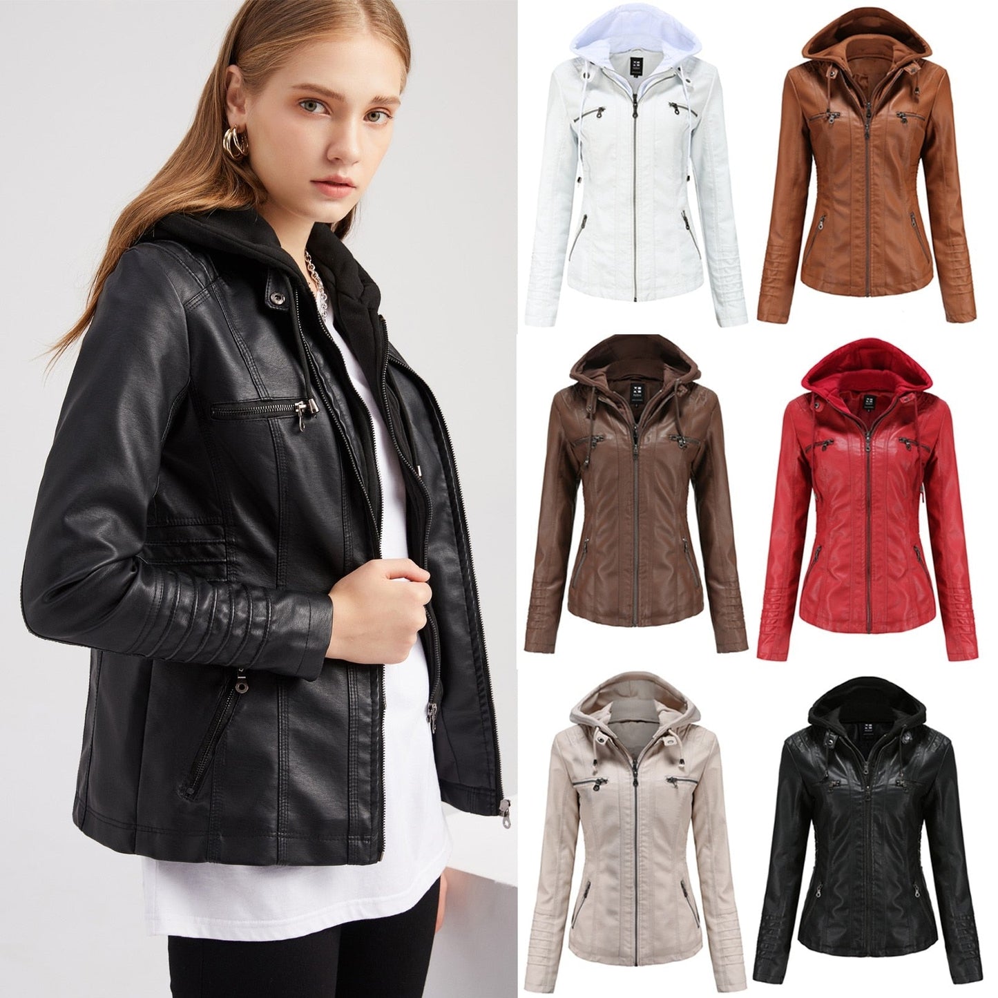 "Stella" Designer Leather Jacket