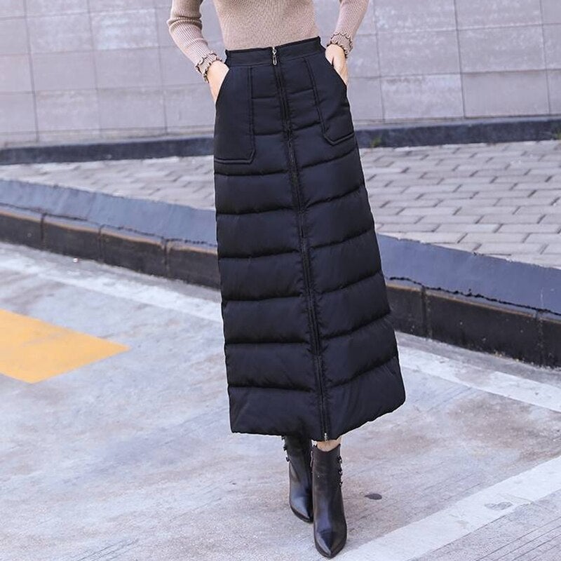 "Evi" Quilted Winter Skirt